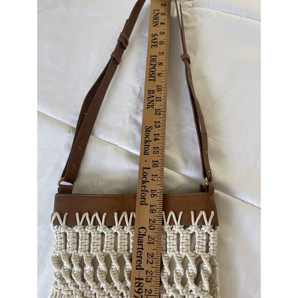 Macreme Inc Crossbody Bag Purse Vintage Y2K Handbag Boho Bohemian Knit - Picture 12 of 14